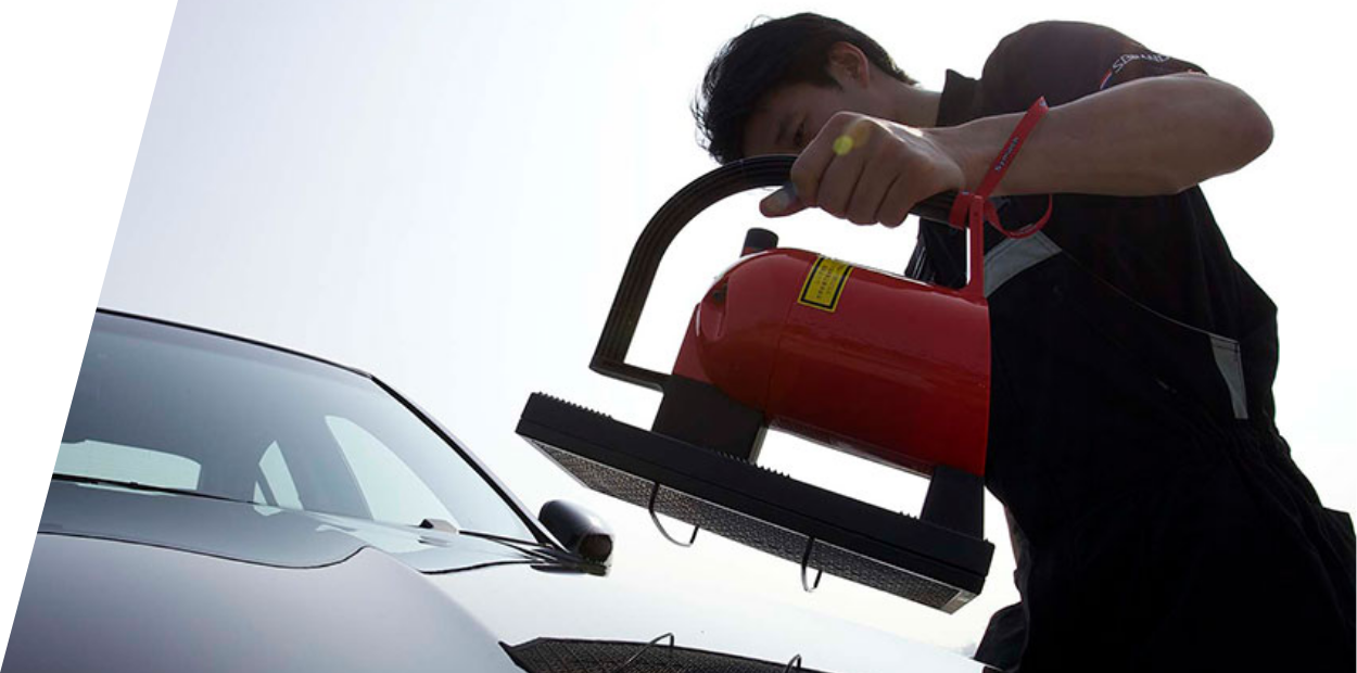 polishing car, eneos